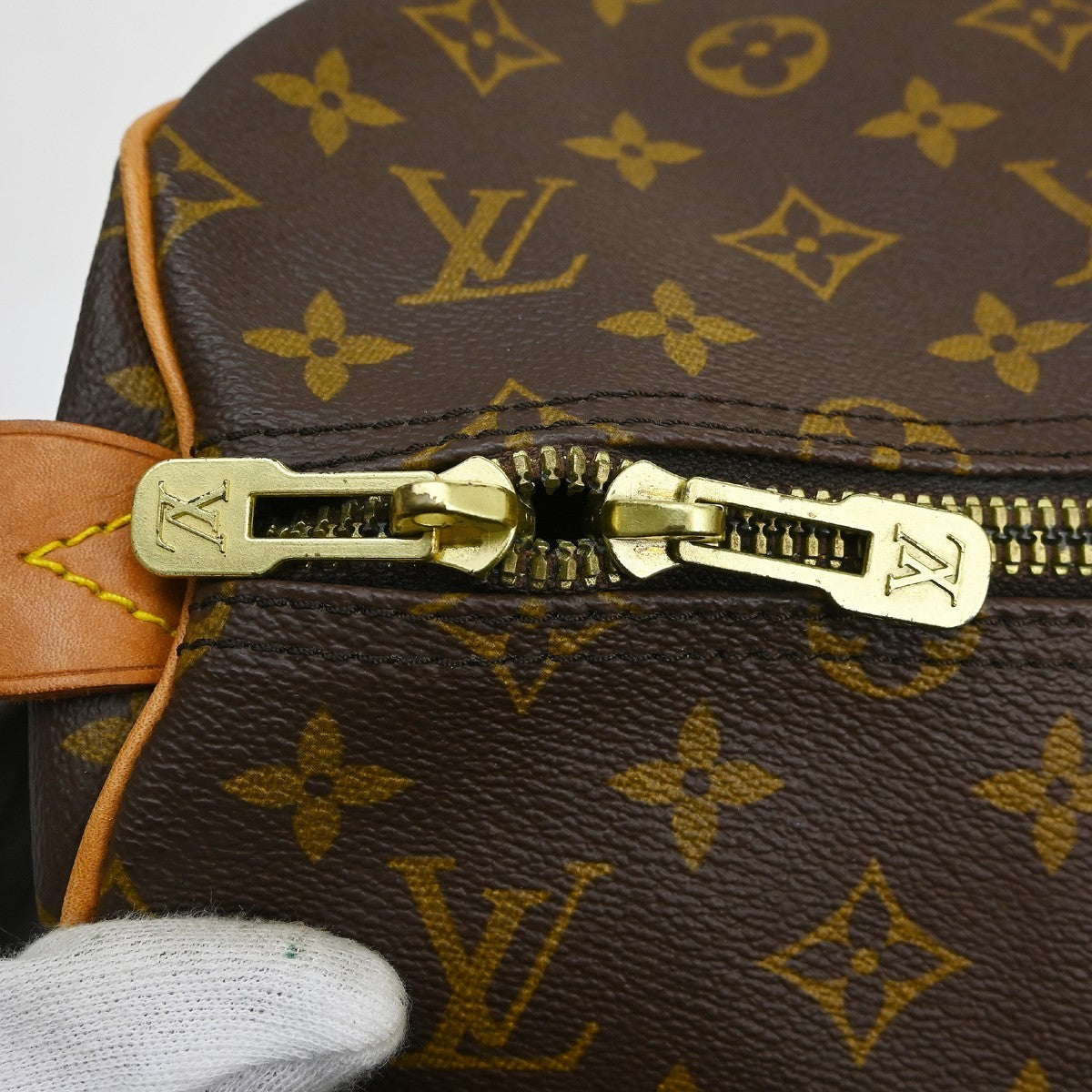 Louis Vuitton Keepall Monogram, Brown, Canvas, Travel Bag