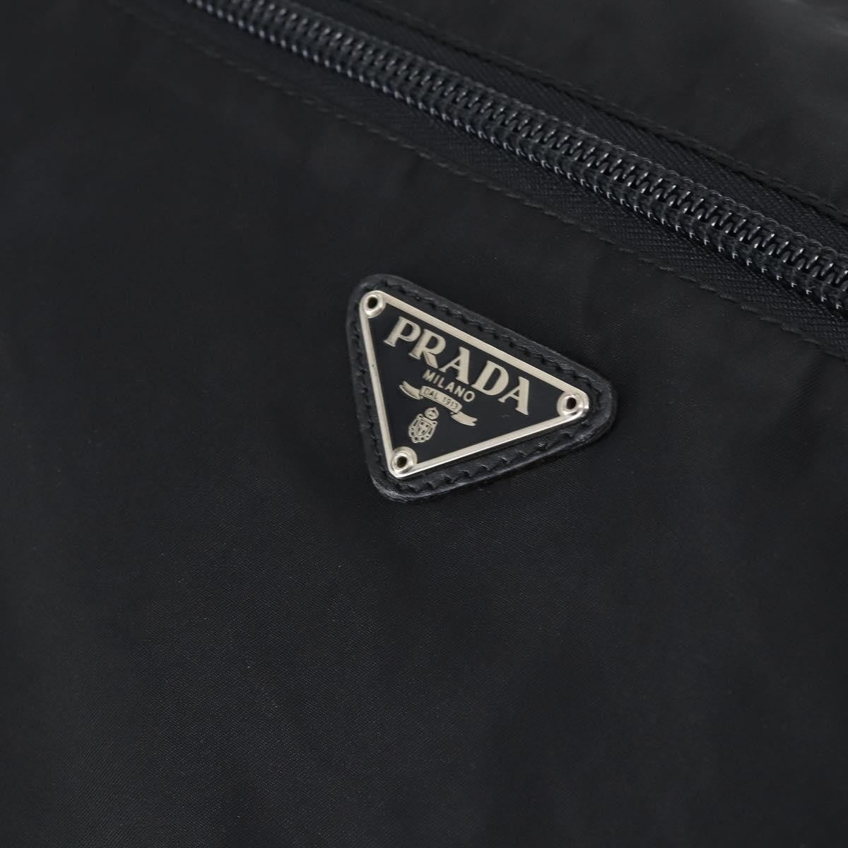 Prada Porta Computer Tessuto and Saffiano Leather, Black, Nylon, Briefcase
