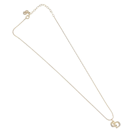 Christian Dior CD Pendant Metal, Gold, Metal, Necklace