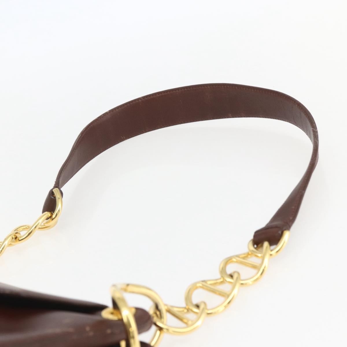 Prada Vintage Leather, Brown, Leather, Shoulder Bag