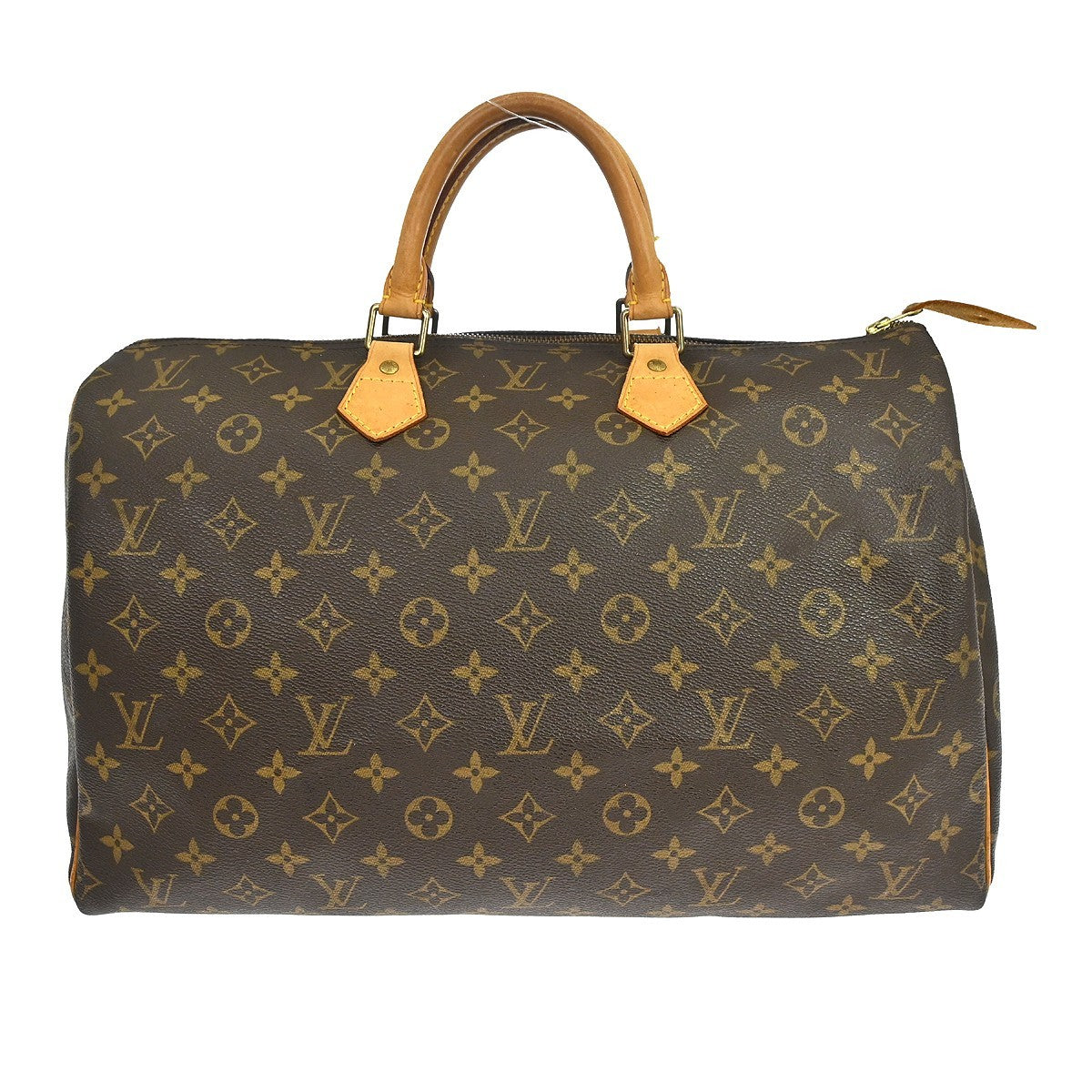 Louis Vuitton Speedy Monogram Canvas, Brown, Canvas, Handbag