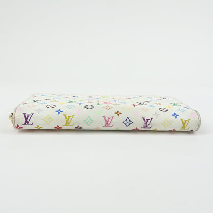 Louis Vuitton Zippy Monogram Multicolor, White, Canvas, Wallet