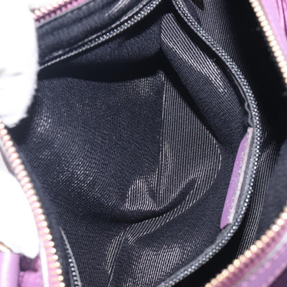Salvatore Ferragamo Vara Bow Cylinder Bag Nylon, Purple, Nylon, Shoulder Bag