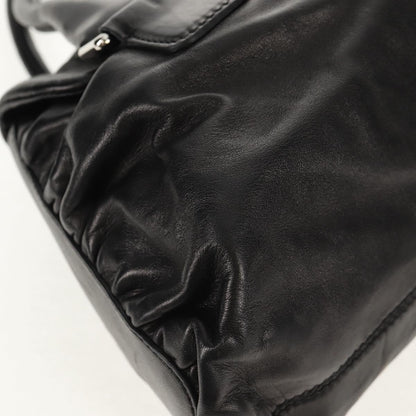 Valentino Garavani Histoire Tote Leather and Strass, Black, Leather, Shoulder Bag