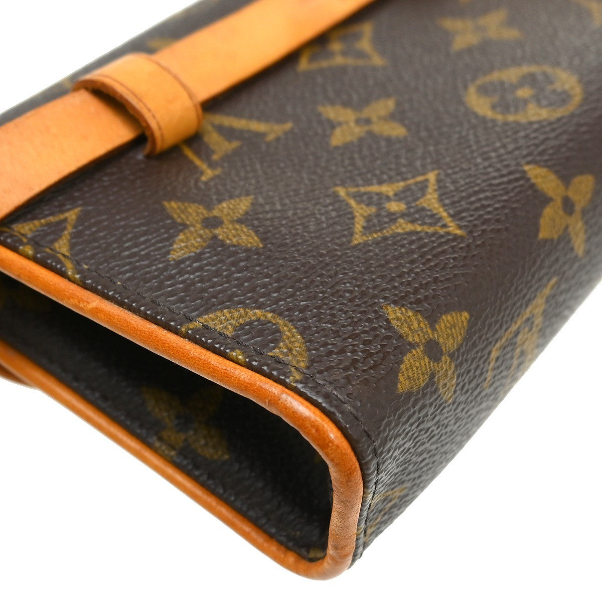 Louis Vuitton Florentine Monogram, Brown, Canvas, Clutch