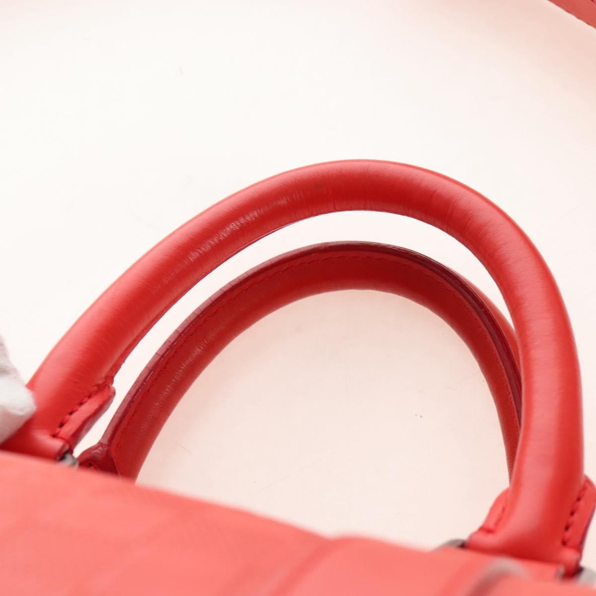 Louis Vuitton Keepall Bandouliere Damier Infini Leather, Red, Leather, Travel Bag