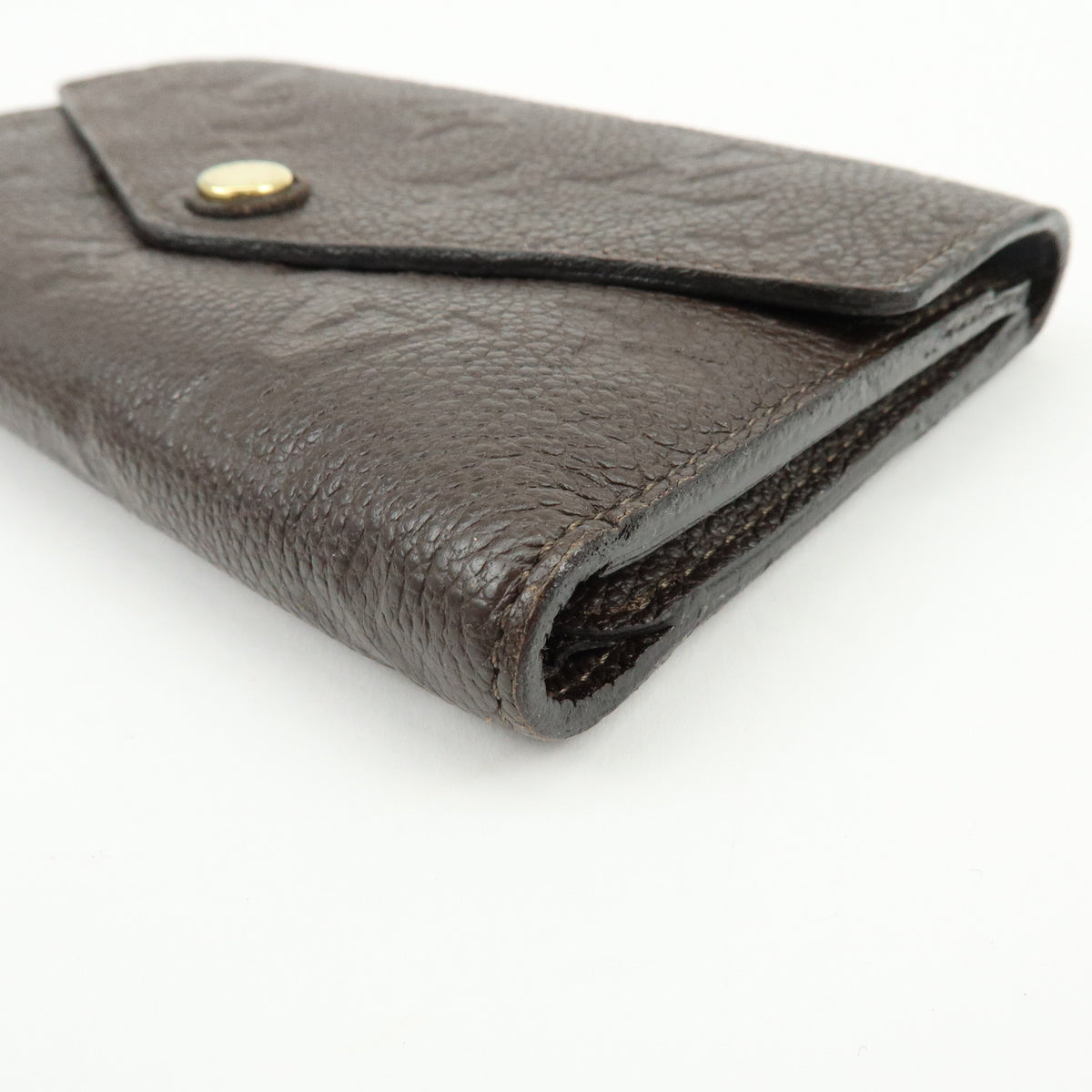 Louis Vuitton Curieuse Monogram Empreinte Leather, Brown, Leather, Wallet