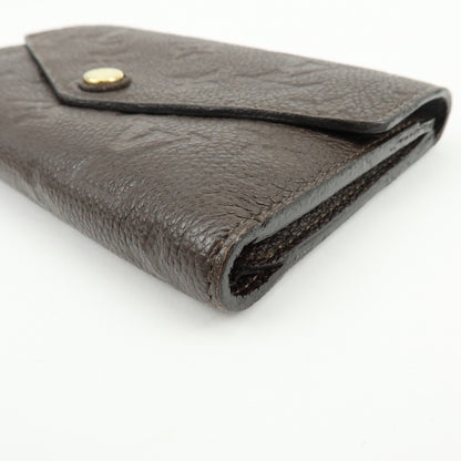 Louis Vuitton Curieuse Monogram Empreinte Leather, Brown, Leather, Wallet