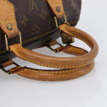 Louis Vuitton Speedy Monogram Canvas, Brown, Canvas, Handbag