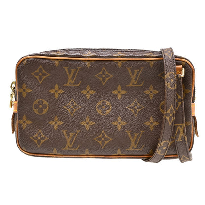 Louis Vuitton Pochette Marly Bandouliere Monogram Canvas, Brown, Canvas, Shoulder Bag