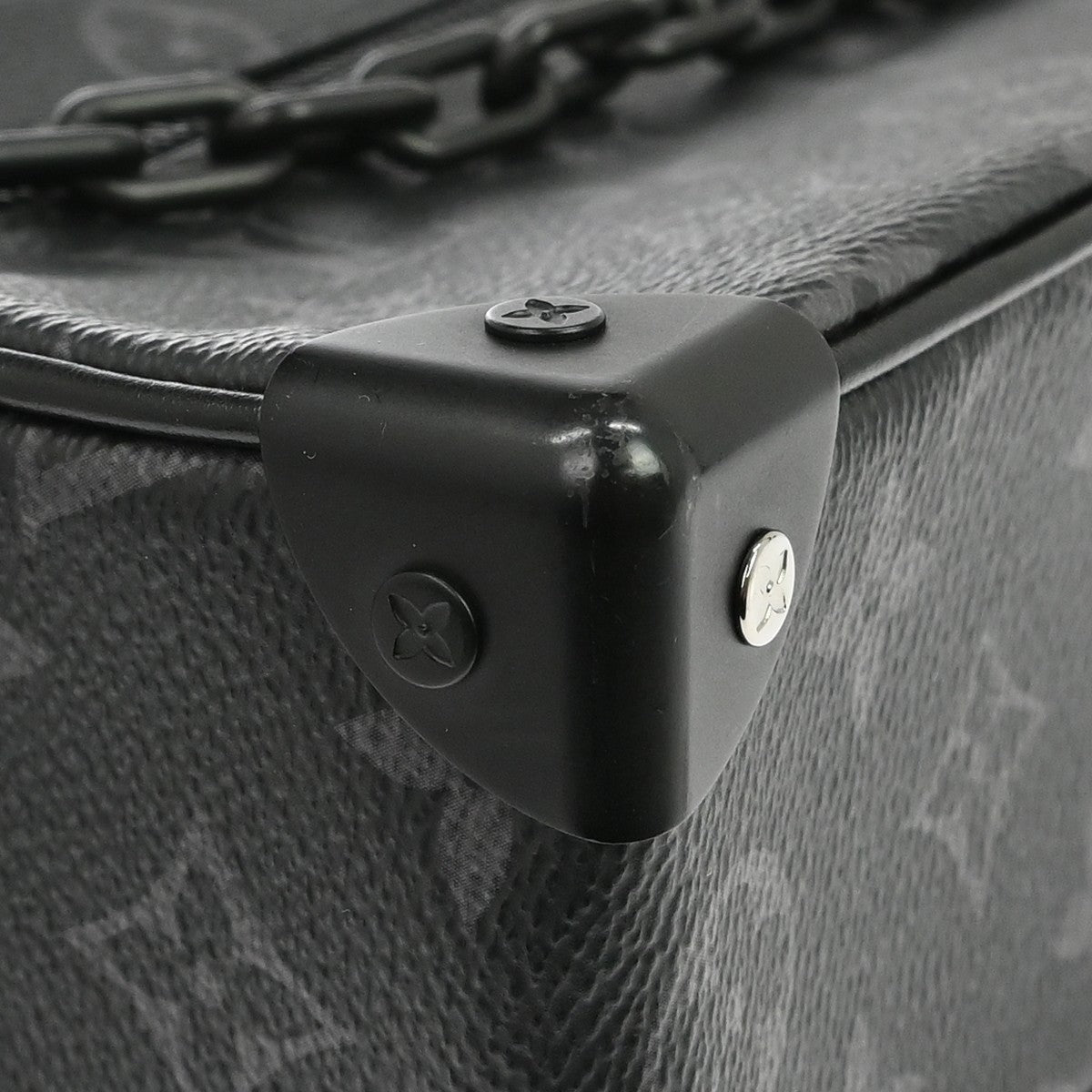 Louis Vuitton Soft Trunk Monogram Eclipse Canvas, Black, Canvas, Shoulder Bag