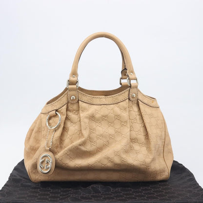 Gucci Sukey Guccissima Leather, Beige, Leather, Tote Bag