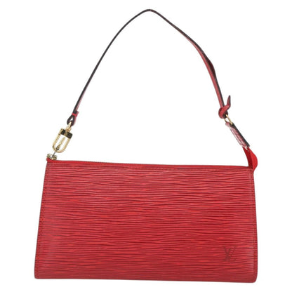 Louis Vuitton Pochette Accessoires Epi Leather, Red, Leather, Clutch