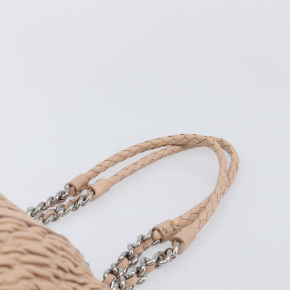 Miu Miu Shoulder Leather, Beige, Leather, Shoulder Bag