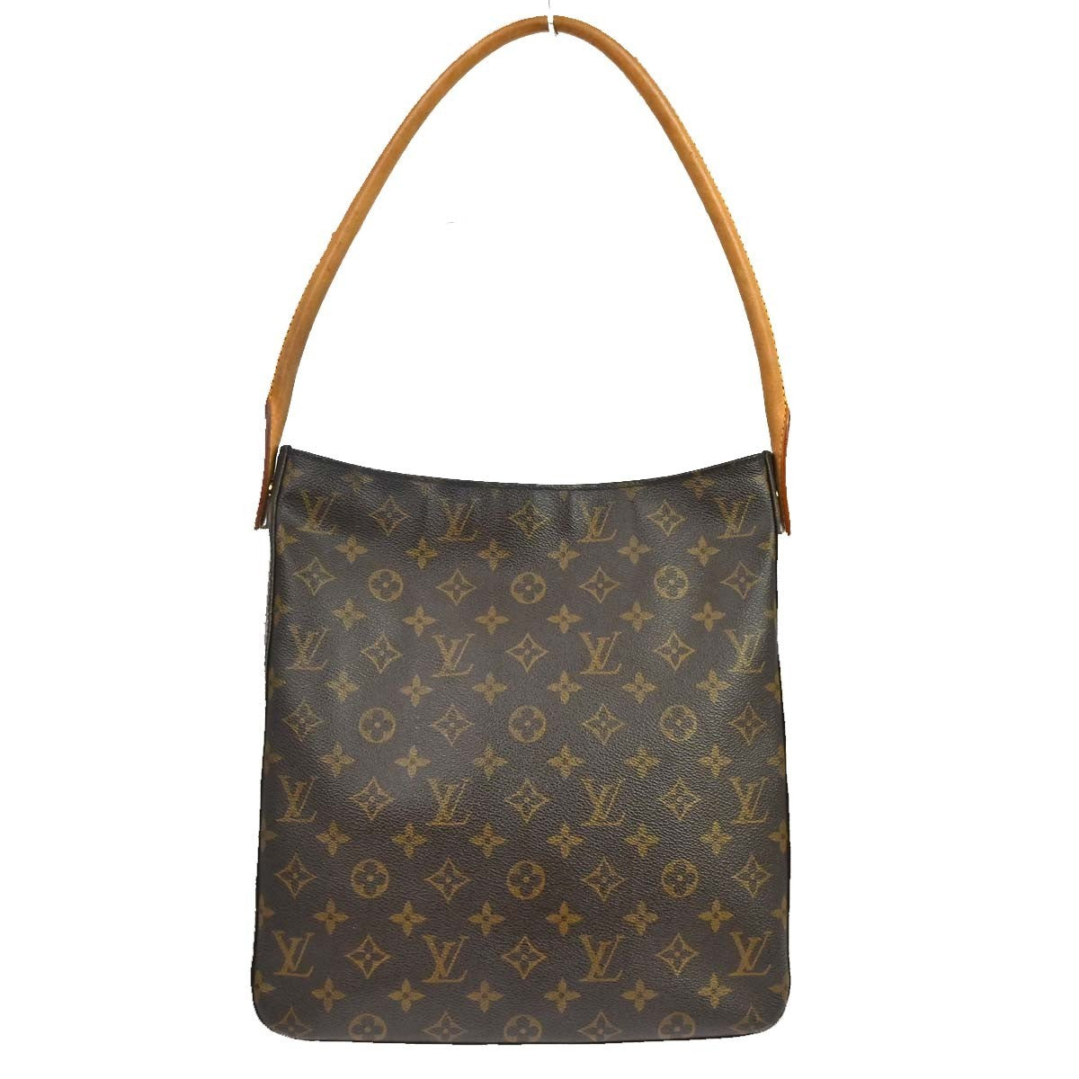Louis Vuitton Looping Monogram Canvas, Brown, Canvas, Handbag