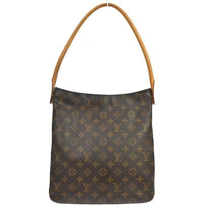 Louis Vuitton Looping Monogram Canvas, Brown, Canvas, Handbag