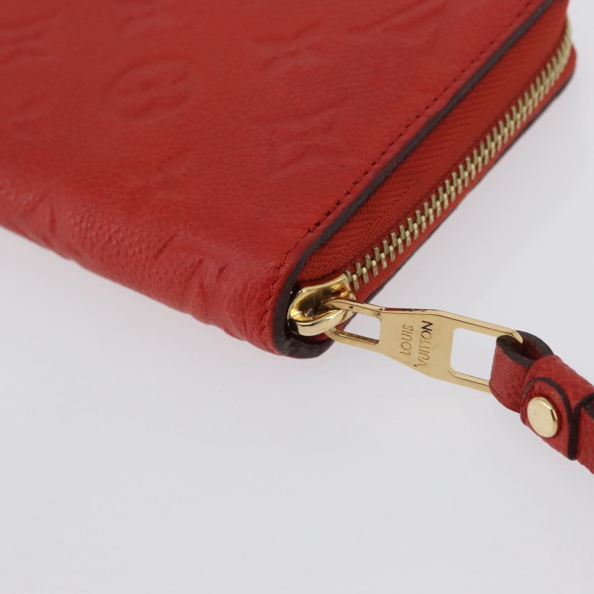 Louis Vuitton Portefeuille zippy Monogramme Empreinte Monogramme Empreinte, Orange, Leather, Wallet