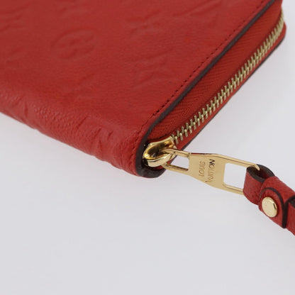 Louis Vuitton Portefeuille zippy Monogramme Empreinte Monogramme Empreinte, Orange, Leather, Wallet