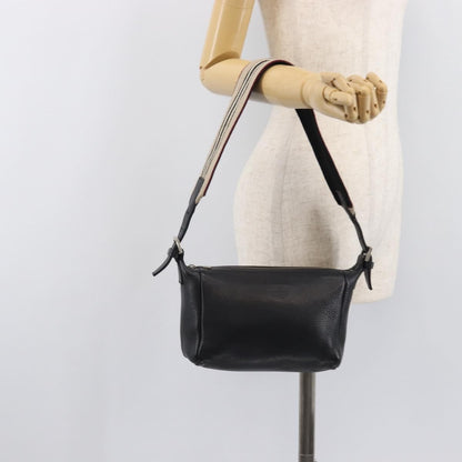 Burberry Shoulder Leather, Black, Leather, Shoulder Bag