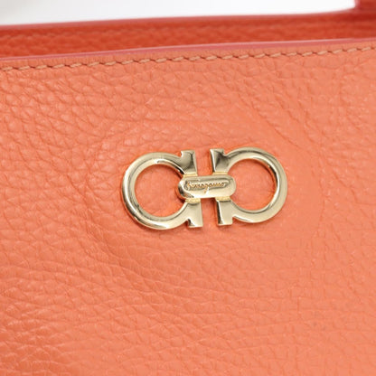 Salvatore Ferragamo Gancini Leather, Pink, Leather, Handbag