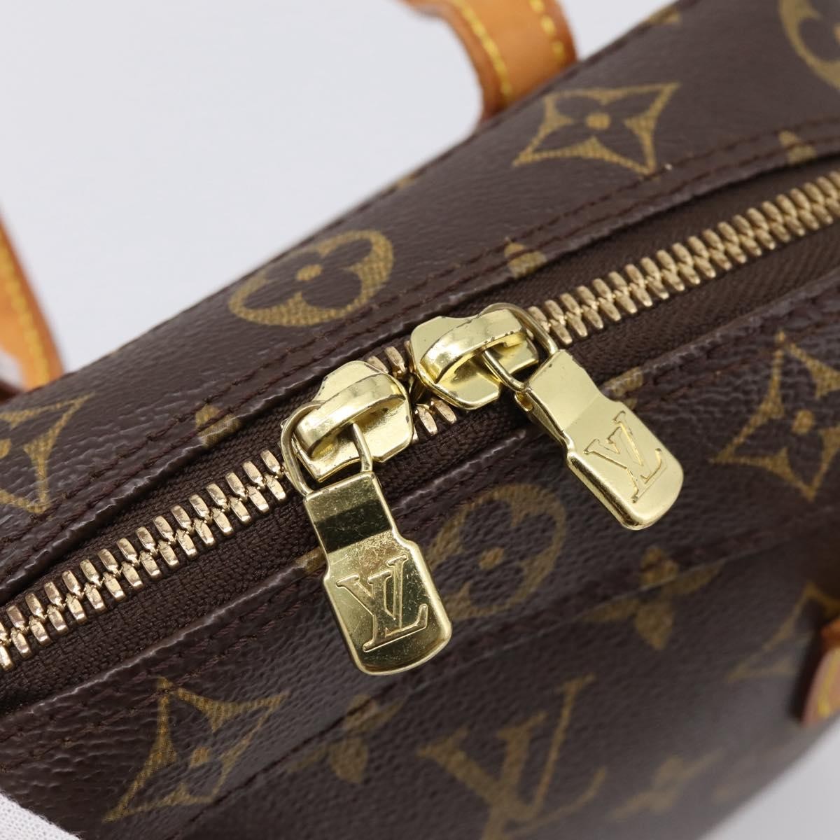 Louis Vuitton Spontini Monogram Canvas, Brown, Canvas, Handbag