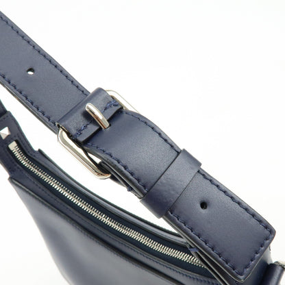 Valentino Garavani VLTN Hobo Printed Leather, Navy, Leather, Shoulder Bag