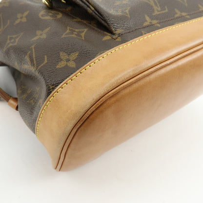 Louis Vuitton Vintage Montsouris Monogram Canvas, Brown, Canvas, Backpack