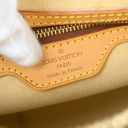 Louis Vuitton Looping Monogram Canvas, Brown, Canvas, Handbag