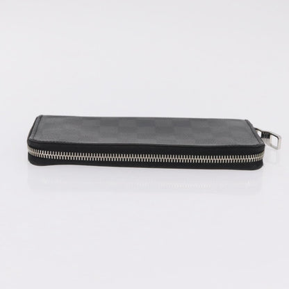 Louis Vuitton Zippy Damier Graphite, Gray, Canvas, Wallet