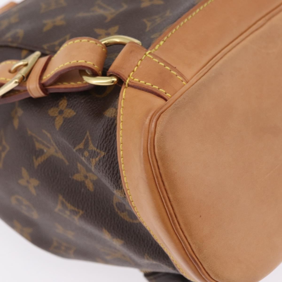 Louis Vuitton Vintage Montsouris Monogram Canvas, Brown, Canvas, Backpack