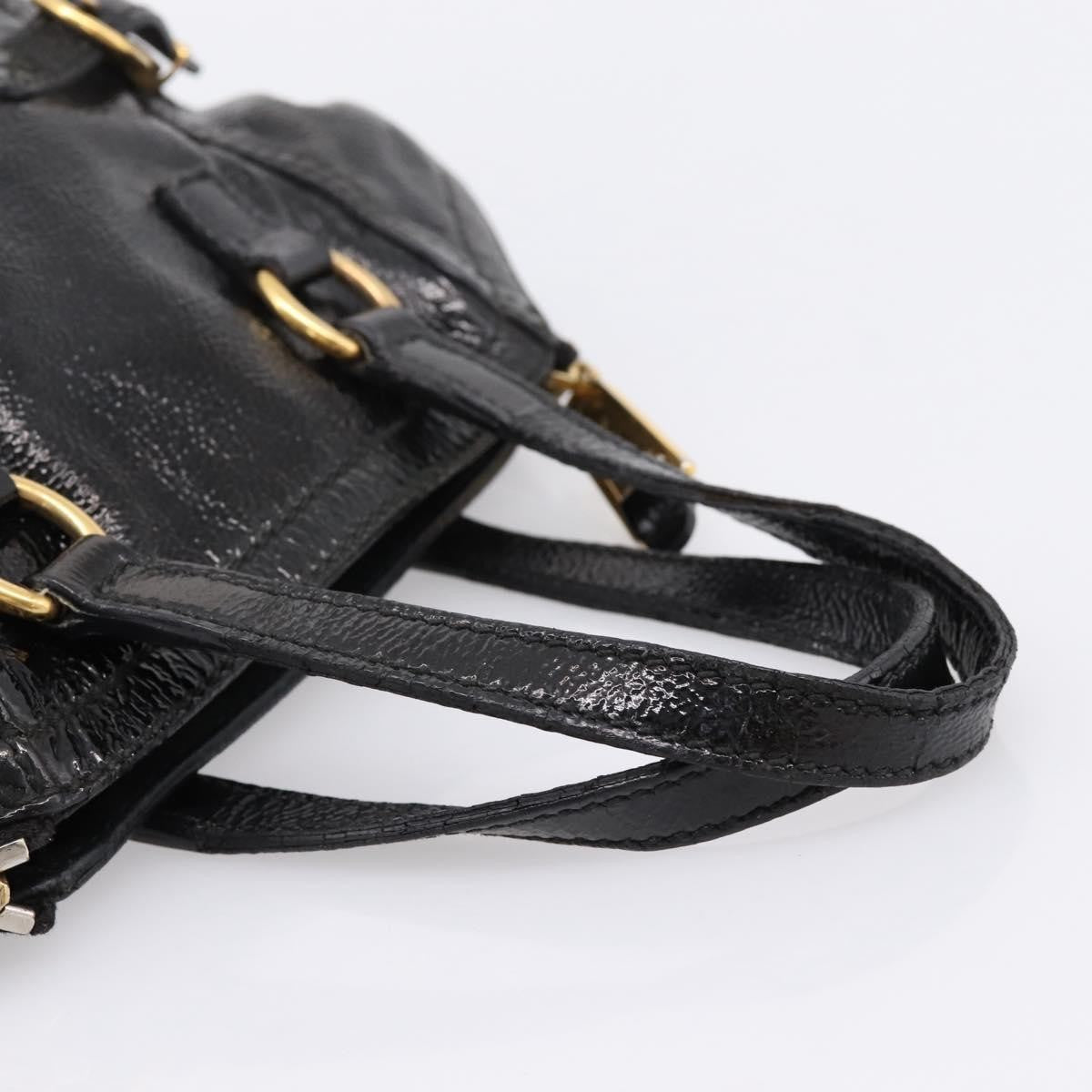 Saint Laurent Downtown Patent, Black, Patent Leather, Tote Bag