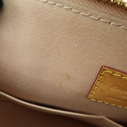 Louis Vuitton Alma Monogram Vernis, Yellow, Patent Leather, Handbag