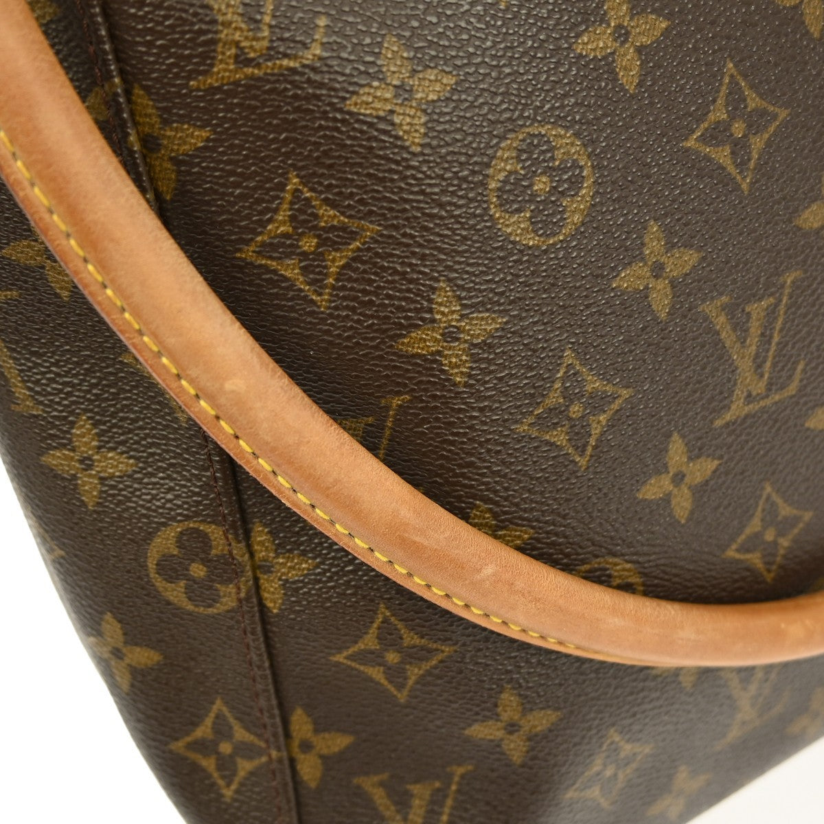 Louis Vuitton Looping Monogram Canvas, Brown, Canvas, Handbag