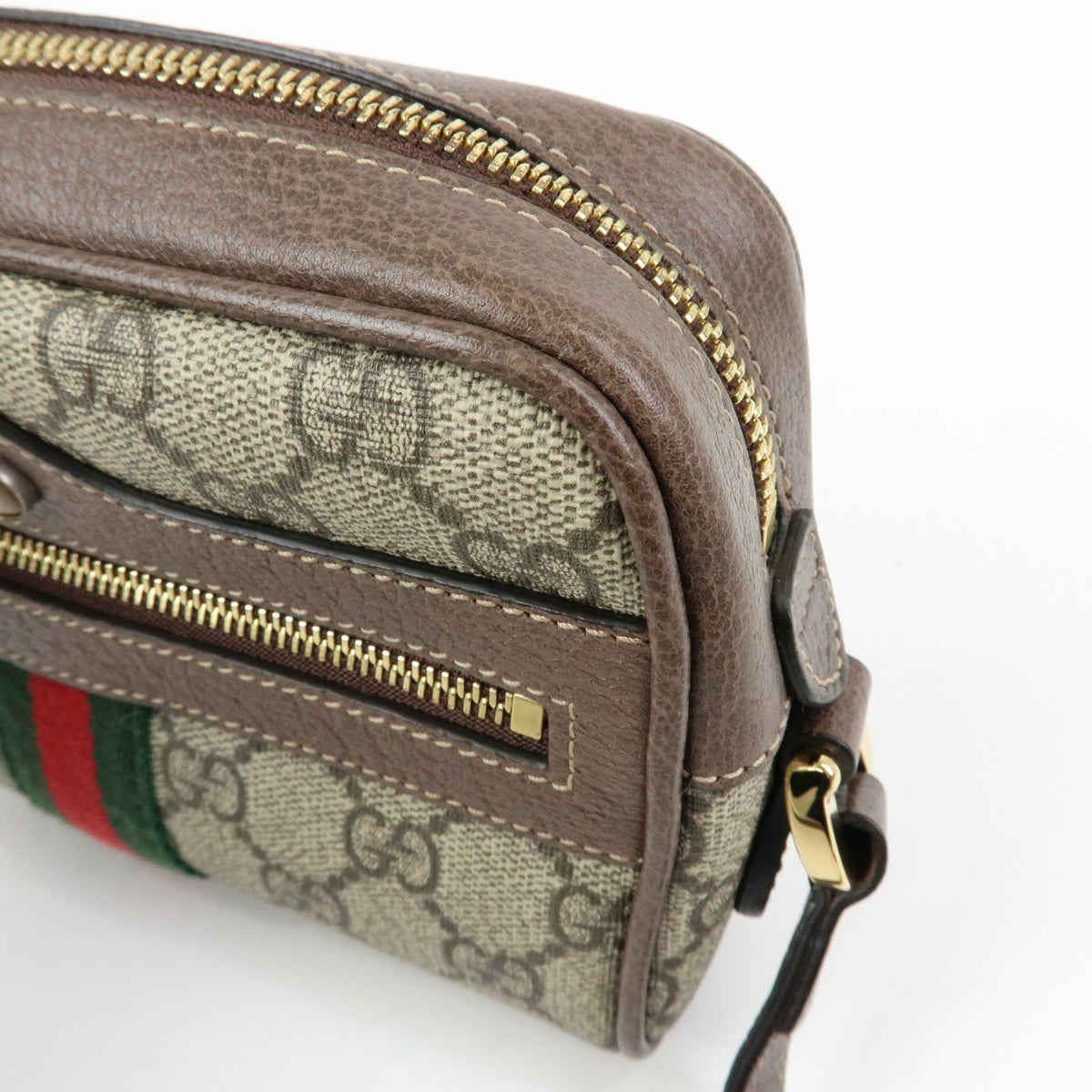 Gucci Ophidia GG Coated Canvas, Beige, Canvas, Shoulder Bag