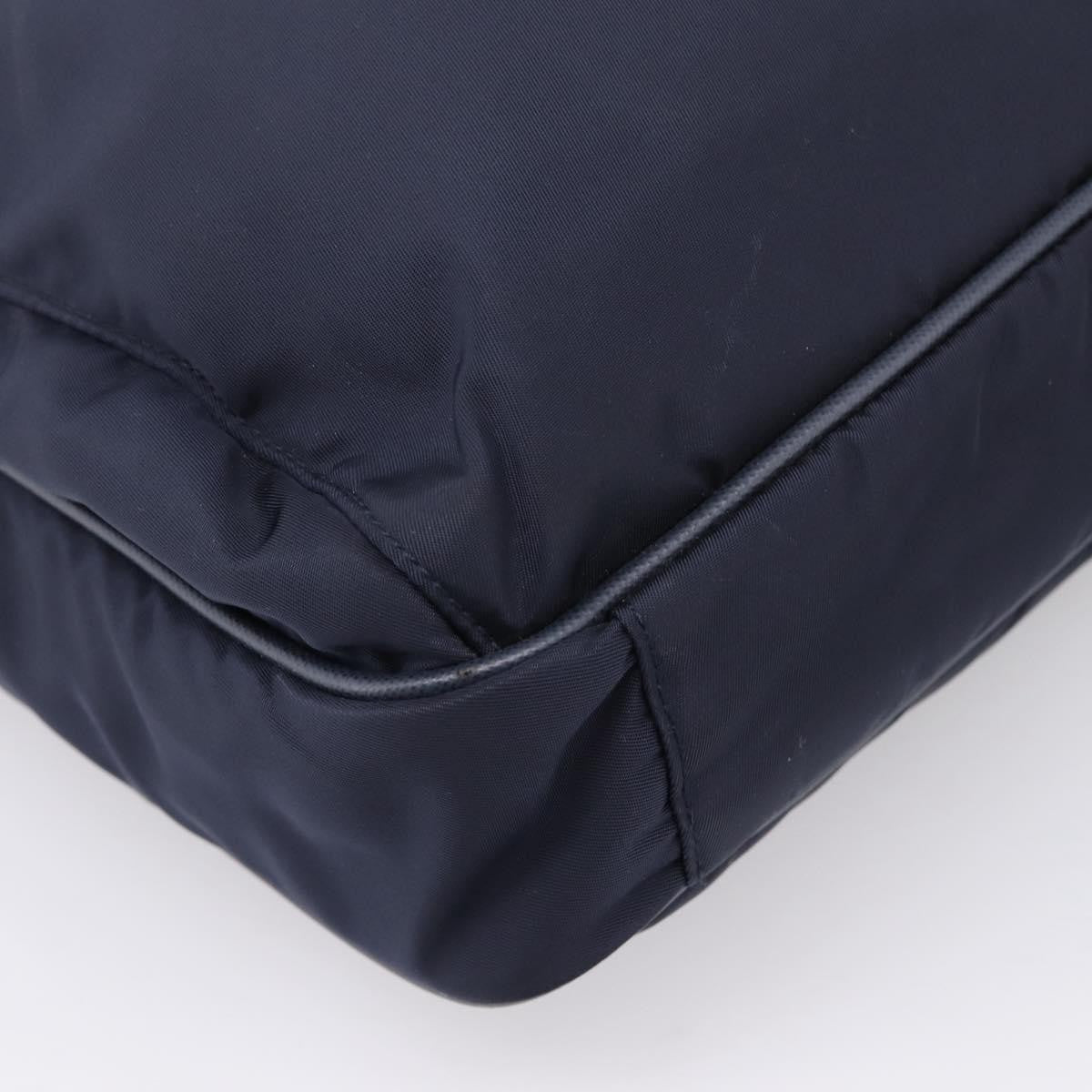 Prada Shoulder Tessuto, Navy, Nylon, Shoulder Bag