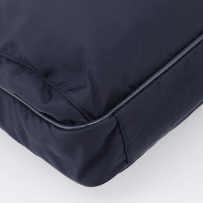 Prada Shoulder Tessuto, Navy, Nylon, Shoulder Bag