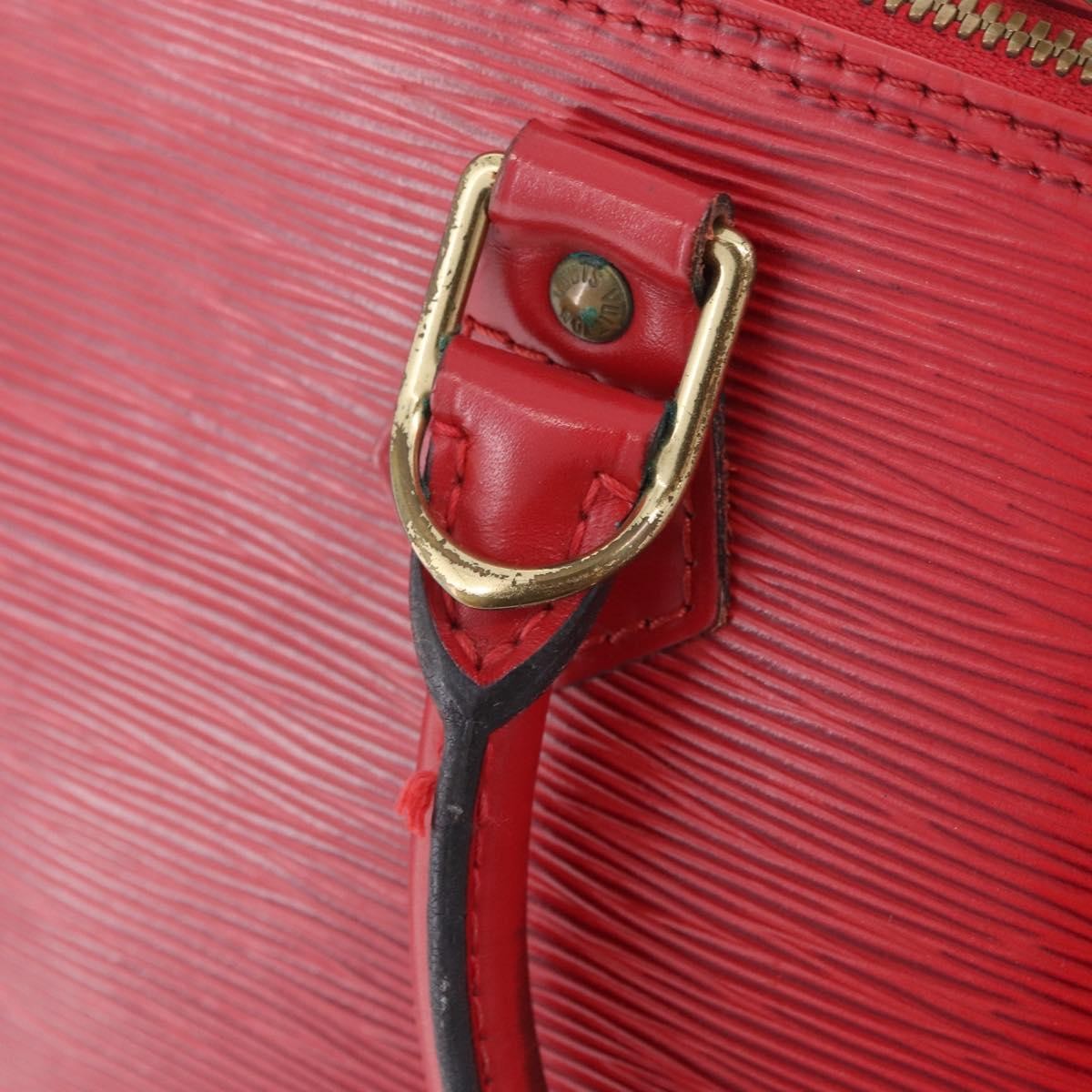 Louis Vuitton Alma Epi Leather, Red, Leather, Handbag