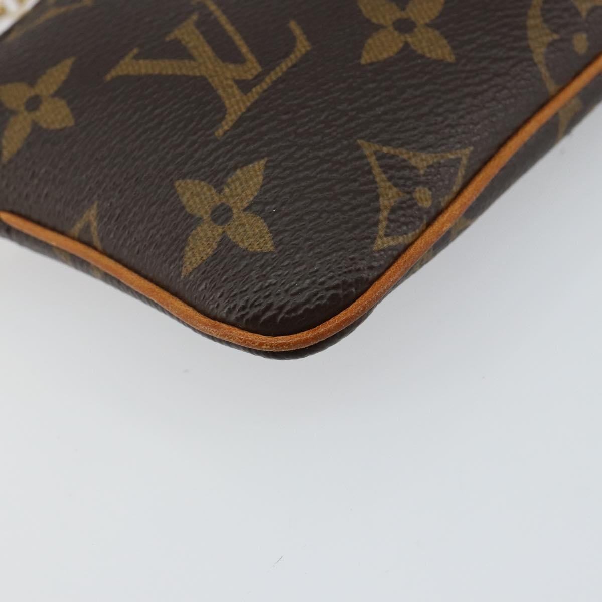 Louis Vuitton Milla Pochette Monogram Canvas, Brown, Canvas, Clutch