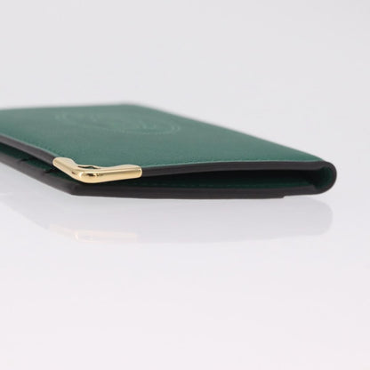 Cartier Coin Purse Must de Cartier Leather, Green, Leather, Wallet