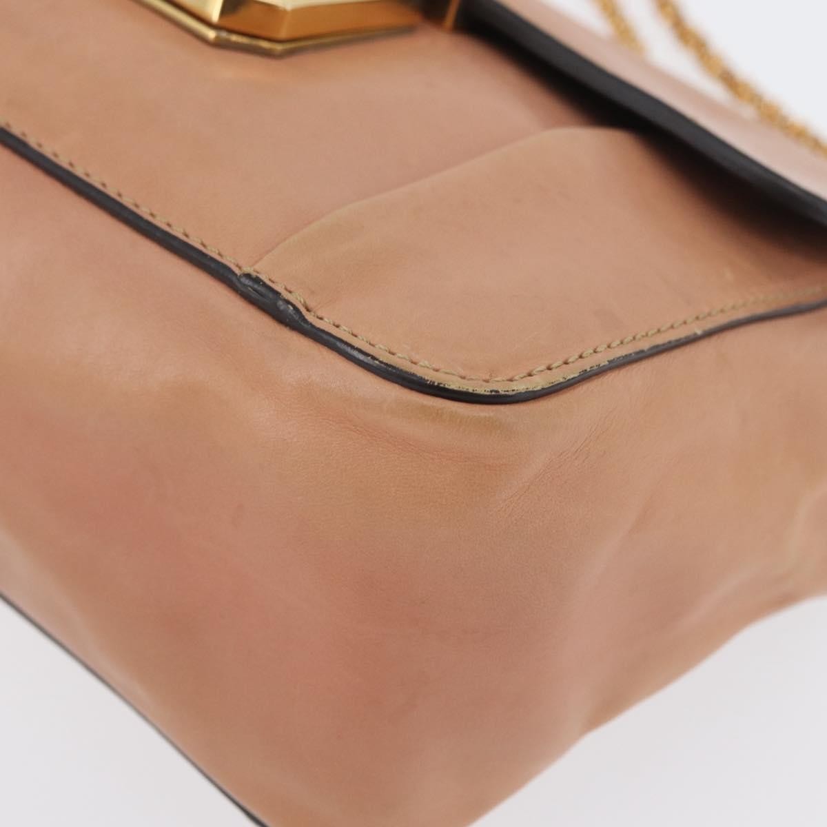 Chloe Elsie Chain Leather, Pink, Leather, Shoulder Bag