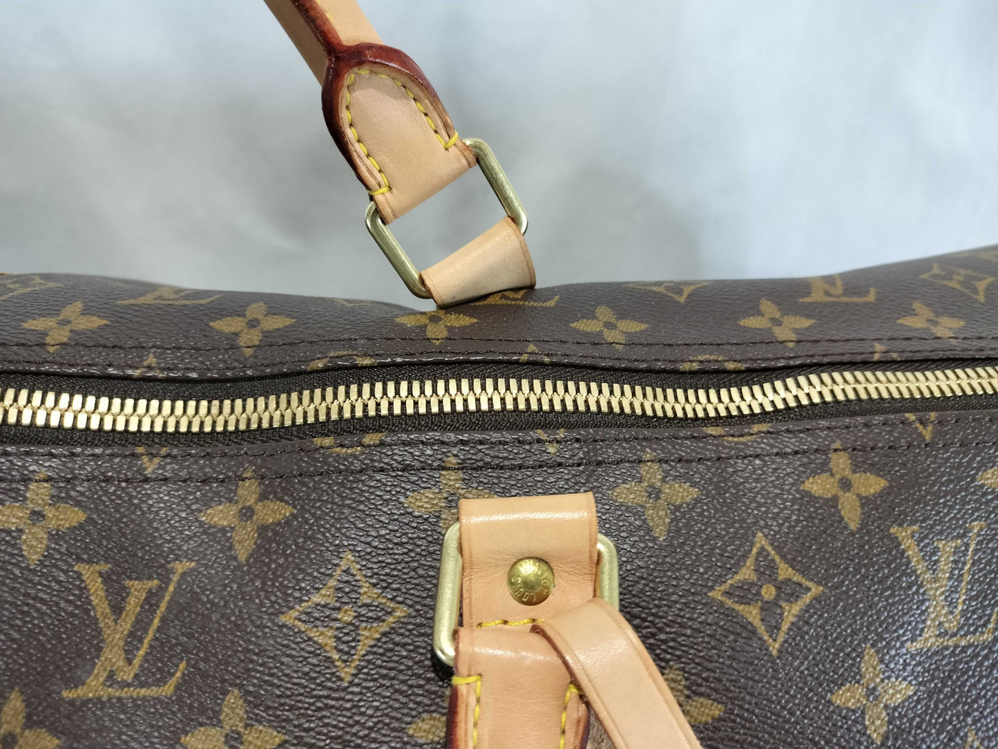 Louis Vuitton Keepall Monogram Canvas, Brown, Canvas, Travel Bag