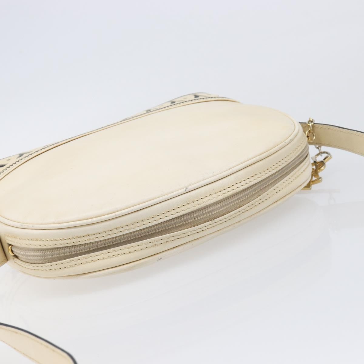 Saint Laurent Vintage Shoulder bag Leather, Beige, Leather, Shoulder Bag