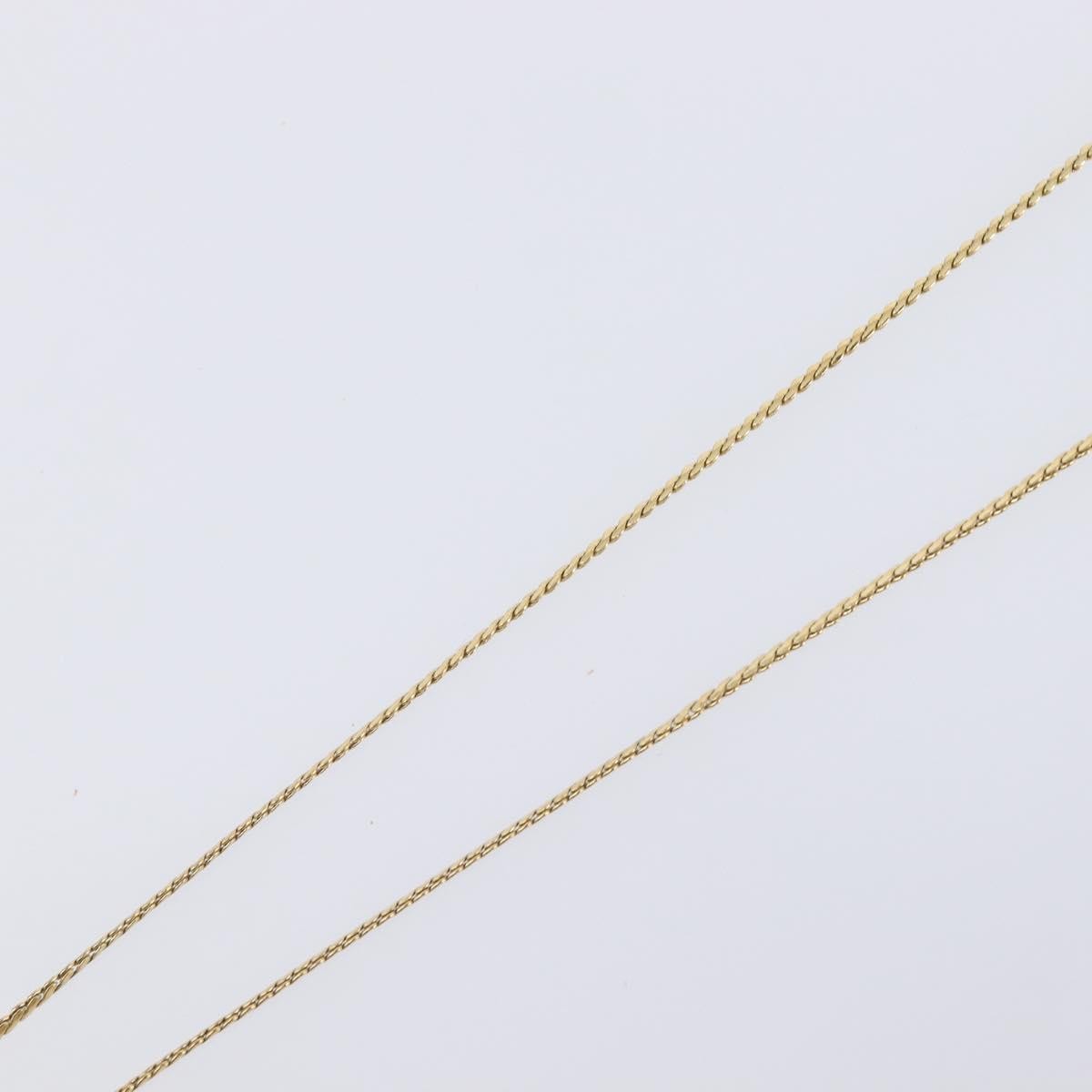 Christian Dior CD Pendant Metal, Gold, Metal, Necklace