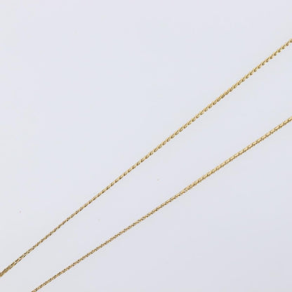 Christian Dior CD Pendant Metal, Gold, Metal, Necklace