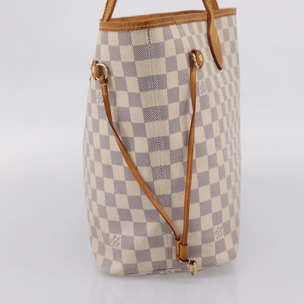 Louis Vuitton Neverfull Damier, Beige, Canvas, Tote Bag