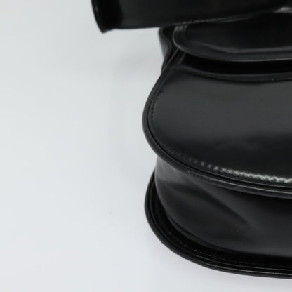 Gucci Vintage Leather, Black, Leather, Shoulder Bag