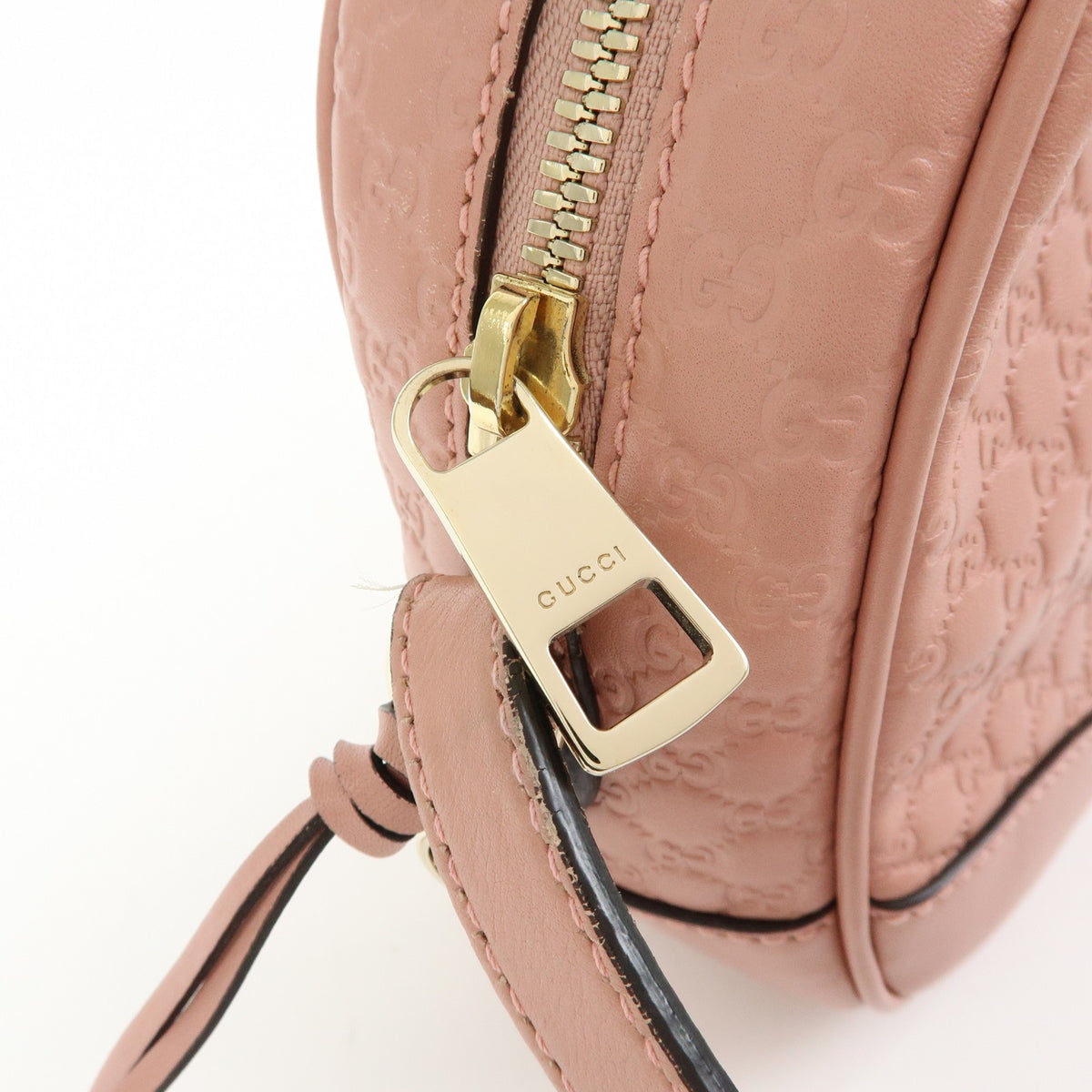 Gucci Bree Disco Microguccissima Leather, Pink, Leather, Crossbody Bag