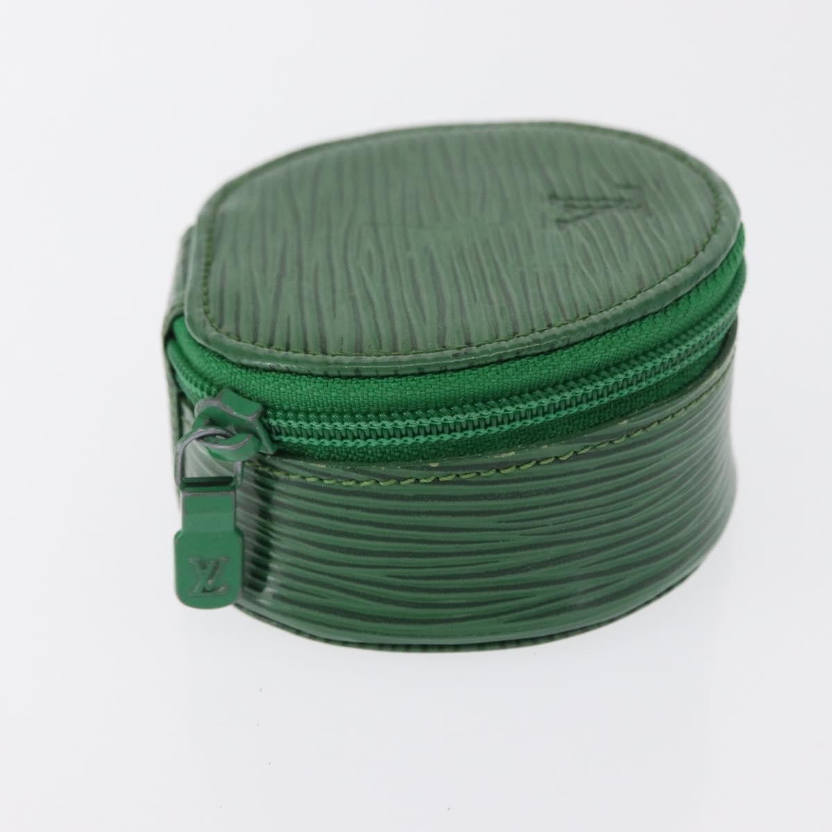 Louis Vuitton Ecrin Bijoux Epi Leather, Green, Leather, Jewelry Set