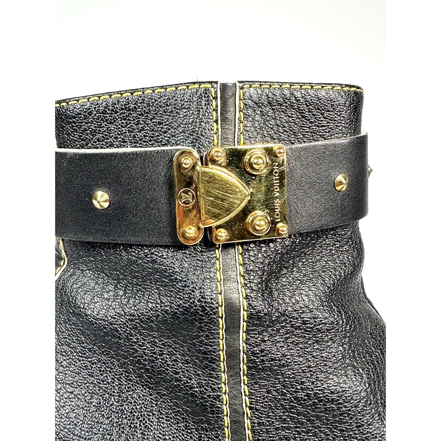 LOUIS VUITTON Suhali Stud Ankle Boots