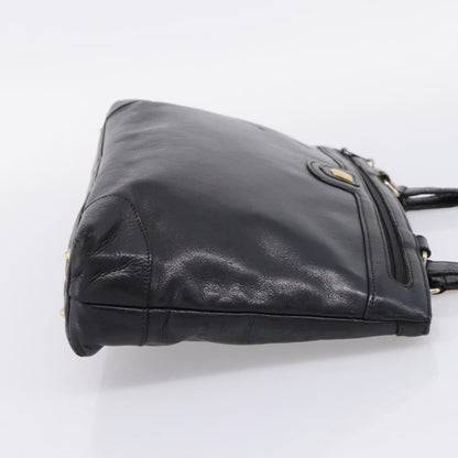 Celine Tote Leather, Black, Leather, Tote Bag
